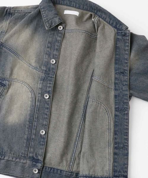 SENSE OF PLACE by URBAN RESEARCH / センスオブプレイス バイ アーバンリサーチ Gジャン・デニムジャケット | 『ユニセックス』『セットアップ対応』ヴィンテージライクデニムブルゾン | 詳細28