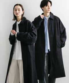 G7458*アーバンリサーチ☆センスオブプレイス☆トレンチコート☆紺ネイビー☆F SENSE OF PLACE by URBAN RESEARCH / センスオブプレイス バイ