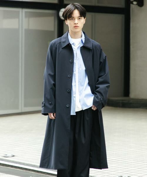 SENSE OF PLACE by URBAN RESEARCH / センスオブプレイス バイ アーバンリサーチ ステンカラーコート | 『ユニセックス』バルマカーンロングコート | 詳細1