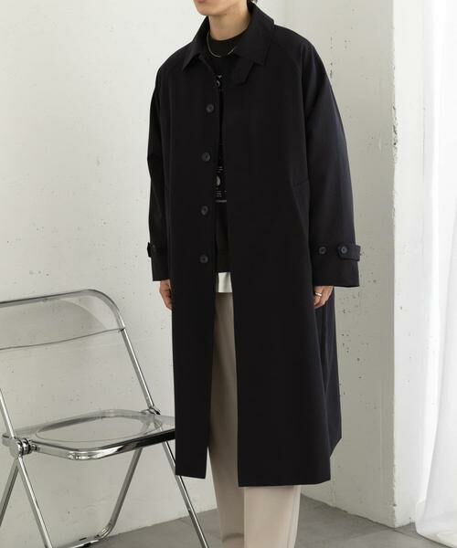 SENSE OF PLACE by URBAN RESEARCH / センスオブプレイス バイ アーバンリサーチ ステンカラーコート | 『ユニセックス』バルマカーンロングコート | 詳細11