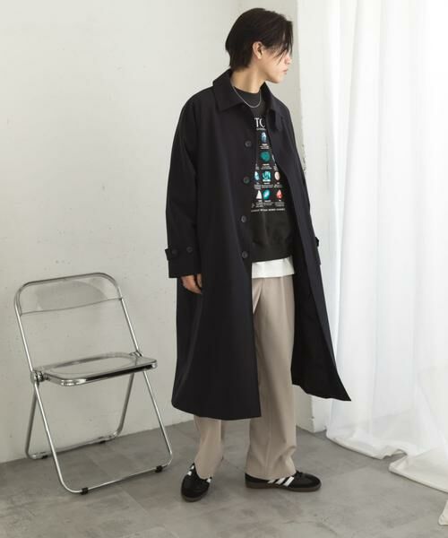SENSE OF PLACE by URBAN RESEARCH / センスオブプレイス バイ アーバンリサーチ ステンカラーコート | 『ユニセックス』バルマカーンロングコート | 詳細14