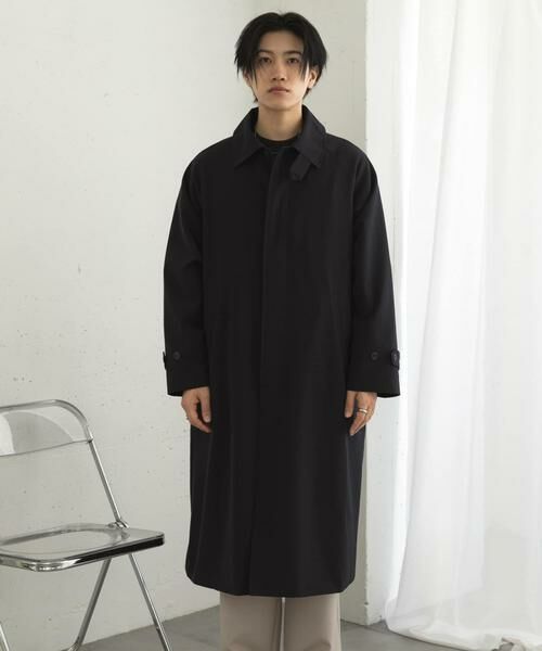 SENSE OF PLACE by URBAN RESEARCH / センスオブプレイス バイ アーバンリサーチ ステンカラーコート | 『ユニセックス』バルマカーンロングコート | 詳細15