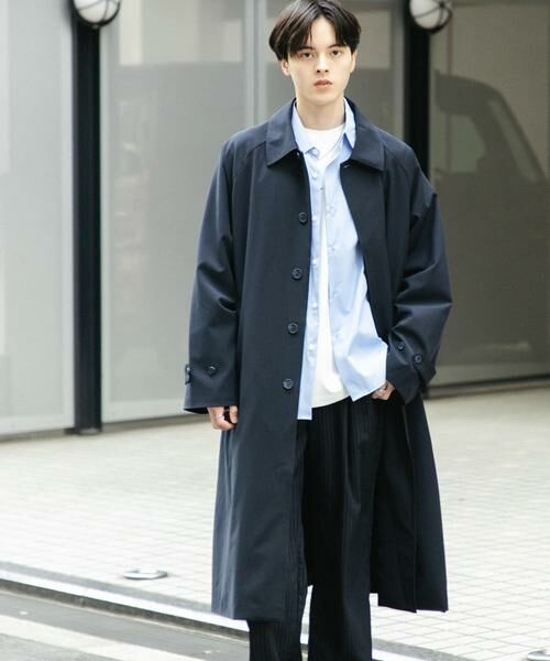 SENSE OF PLACE by URBAN RESEARCH / センスオブプレイス バイ アーバンリサーチ ステンカラーコート | 『ユニセックス』バルマカーンロングコート | 詳細3