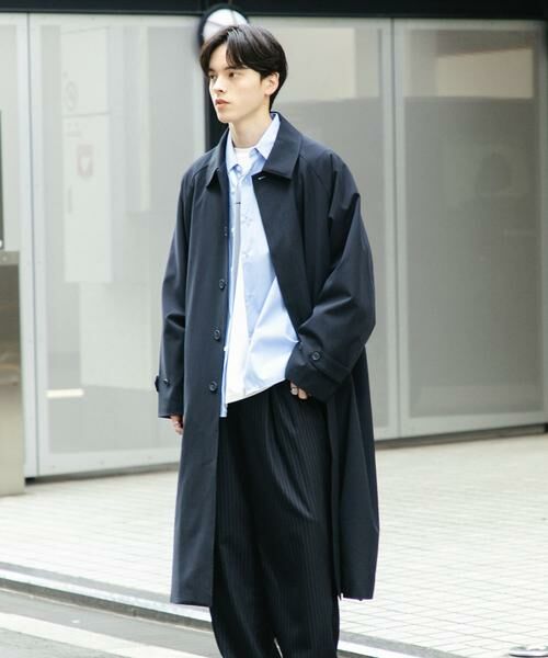 SENSE OF PLACE by URBAN RESEARCH / センスオブプレイス バイ アーバンリサーチ ステンカラーコート | 『ユニセックス』バルマカーンロングコート | 詳細4