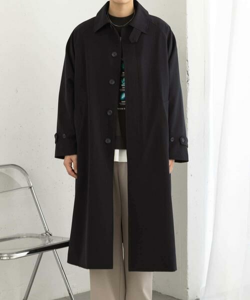 SENSE OF PLACE by URBAN RESEARCH / センスオブプレイス バイ アーバンリサーチ ステンカラーコート | 『ユニセックス』バルマカーンロングコート | 詳細8