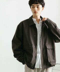 SENSE OF PLACE by URBAN RESEARCH / センスオブプレイス バイ アーバンリサーチ ブルゾン | 『セットアップ対応』ダブルポケットドローコードブルゾン