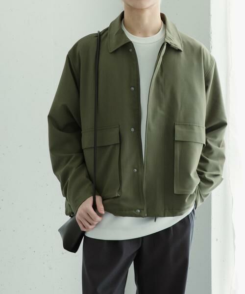 SENSE OF PLACE by URBAN RESEARCH / センスオブプレイス バイ アーバンリサーチ ブルゾン | 『セットアップ対応』ダブルポケットドローコードブルゾン | 詳細1