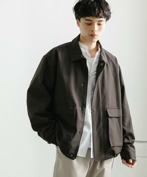 SENSE OF PLACE by URBAN RESEARCH / センスオブプレイス バイ アーバンリサーチ ブルゾン | 『セットアップ対応』ダブルポケットドローコードブルゾン | 詳細19