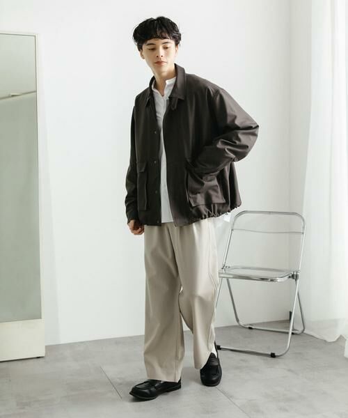 SENSE OF PLACE by URBAN RESEARCH / センスオブプレイス バイ アーバンリサーチ ブルゾン | 『セットアップ対応』ダブルポケットドローコードブルゾン | 詳細23