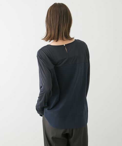 SENSE OF PLACE by URBAN RESEARCH / センスオブプレイス バイ アーバンリサーチ Tシャツ | クルーネックドッキングスリットトップ | 詳細3