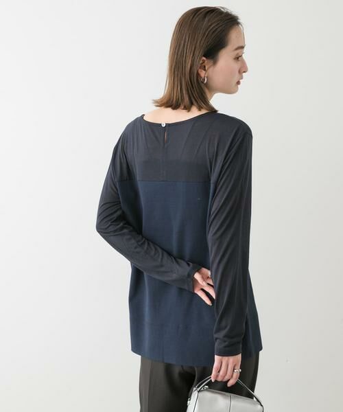 SENSE OF PLACE by URBAN RESEARCH / センスオブプレイス バイ アーバンリサーチ Tシャツ | クルーネックドッキングスリットトップ | 詳細4