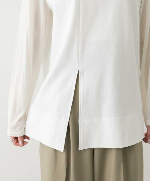 SENSE OF PLACE by URBAN RESEARCH / センスオブプレイス バイ アーバンリサーチ Tシャツ | クルーネックドッキングスリットトップ | 詳細26