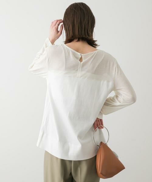 SENSE OF PLACE by URBAN RESEARCH / センスオブプレイス バイ アーバンリサーチ Tシャツ | クルーネックドッキングスリットトップ | 詳細16