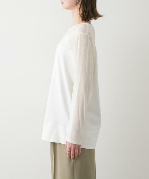 SENSE OF PLACE by URBAN RESEARCH / センスオブプレイス バイ アーバンリサーチ Tシャツ | クルーネックドッキングスリットトップ | 詳細23