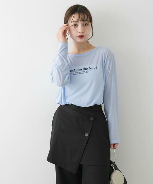 SENSE OF PLACE by URBAN RESEARCH / センスオブプレイス バイ アーバンリサーチ Tシャツ | ルーズロゴシアーT | 詳細1