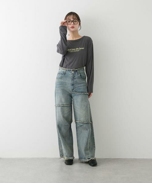 SENSE OF PLACE by URBAN RESEARCH / センスオブプレイス バイ アーバンリサーチ Tシャツ | ルーズロゴシアーT | 詳細25