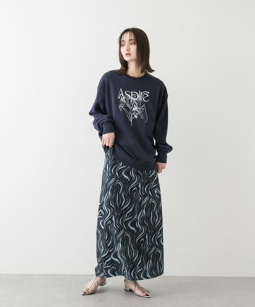 SENSE OF PLACE by URBAN RESEARCH / センスオブプレイス バイ アーバンリサーチ スウェット | シシュウグラフィックルーズスウェット | 詳細4