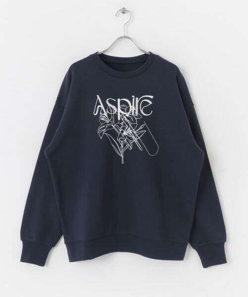 SENSE OF PLACE by URBAN RESEARCH / センスオブプレイス バイ アーバンリサーチ スウェット | シシュウグラフィックルーズスウェット | 詳細8