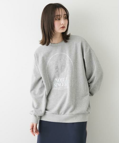 SENSE OF PLACE by URBAN RESEARCH / センスオブプレイス バイ アーバンリサーチ スウェット | シシュウグラフィックルーズスウェット | 詳細11