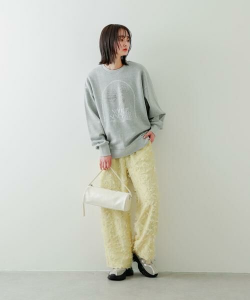 SENSE OF PLACE by URBAN RESEARCH / センスオブプレイス バイ アーバンリサーチ スウェット | シシュウグラフィックルーズスウェット | 詳細16