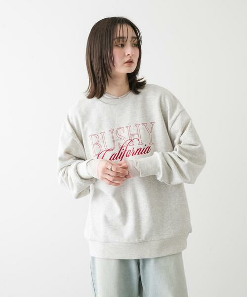 SENSE OF PLACE by URBAN RESEARCH / センスオブプレイス バイ アーバンリサーチ スウェット | シシュウグラフィックルーズスウェット | 詳細24