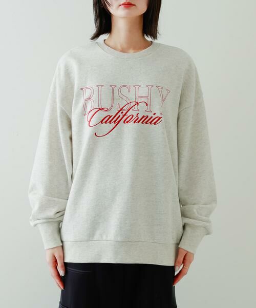 SENSE OF PLACE by URBAN RESEARCH / センスオブプレイス バイ アーバンリサーチ スウェット | シシュウグラフィックルーズスウェット | 詳細30