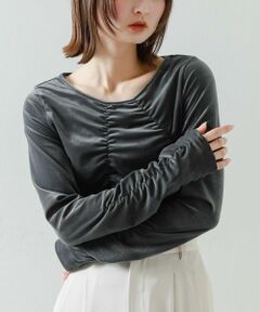 SENSE OF PLACE by URBAN RESEARCH / センスオブプレイス バイ アーバンリサーチ Tシャツ | シアーベロアTシャツ