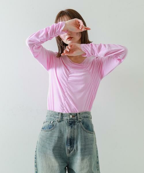 SENSE OF PLACE by URBAN RESEARCH / センスオブプレイス バイ アーバンリサーチ Tシャツ | シアーベロアTシャツ | 詳細13