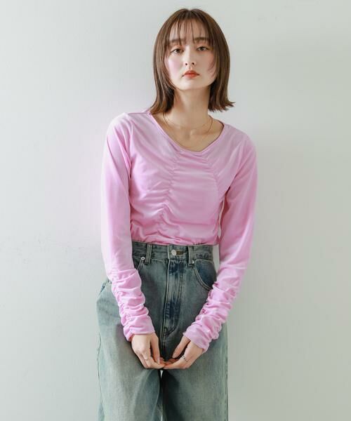 SENSE OF PLACE by URBAN RESEARCH / センスオブプレイス バイ アーバンリサーチ Tシャツ | シアーベロアTシャツ | 詳細14