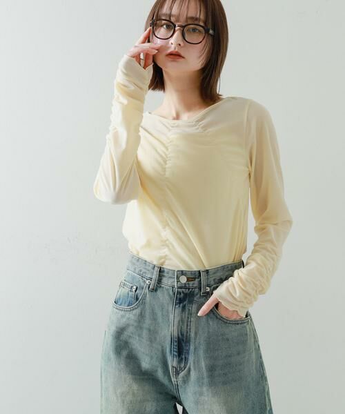 SENSE OF PLACE by URBAN RESEARCH / センスオブプレイス バイ アーバンリサーチ Tシャツ | シアーベロアTシャツ | 詳細29