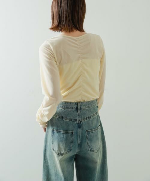 SENSE OF PLACE by URBAN RESEARCH / センスオブプレイス バイ アーバンリサーチ Tシャツ | シアーベロアTシャツ | 詳細30