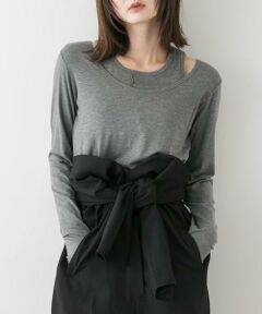 SENSE OF PLACE by URBAN RESEARCH / センスオブプレイス バイ アーバンリサーチ Tシャツ | 2Pレイヤードメロートップ