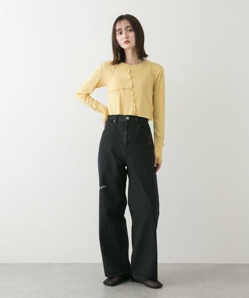 SENSE OF PLACE by URBAN RESEARCH / センスオブプレイス バイ アーバンリサーチ Tシャツ | 2Pレイヤードメロートップ | 詳細3