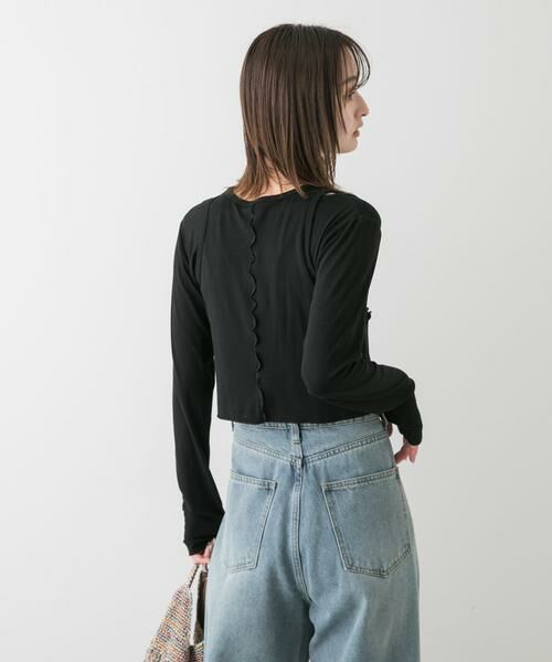 SENSE OF PLACE by URBAN RESEARCH / センスオブプレイス バイ アーバンリサーチ Tシャツ | 2Pレイヤードメロートップ | 詳細17