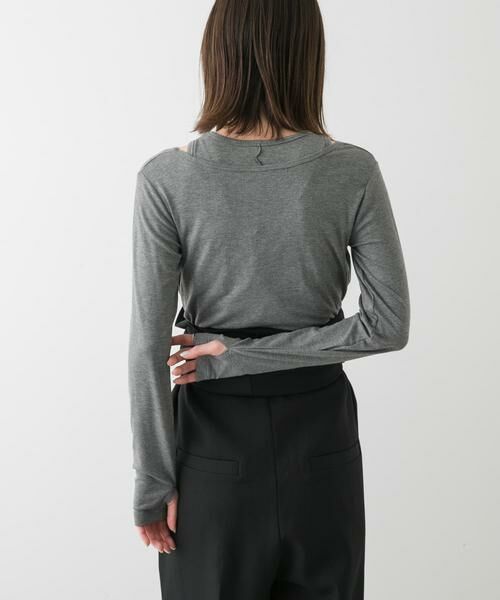 SENSE OF PLACE by URBAN RESEARCH / センスオブプレイス バイ アーバンリサーチ Tシャツ | 2Pレイヤードメロートップ | 詳細24