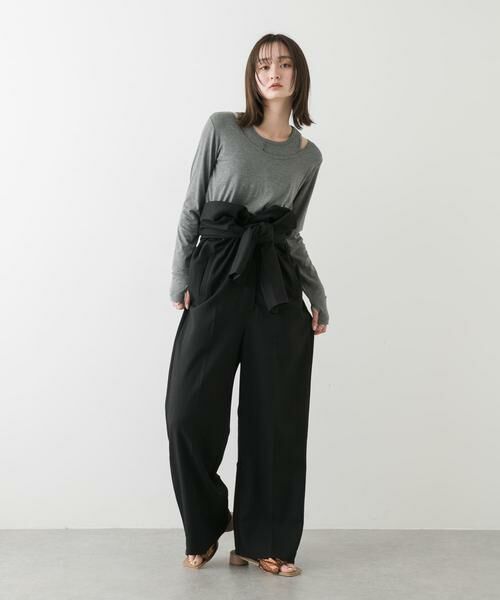 SENSE OF PLACE by URBAN RESEARCH / センスオブプレイス バイ アーバンリサーチ Tシャツ | 2Pレイヤードメロートップ | 詳細27