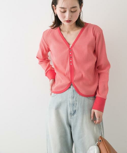 SENSE OF PLACE by URBAN RESEARCH / センスオブプレイス バイ アーバンリサーチ Tシャツ | Vネックバイカラートップ | 詳細1