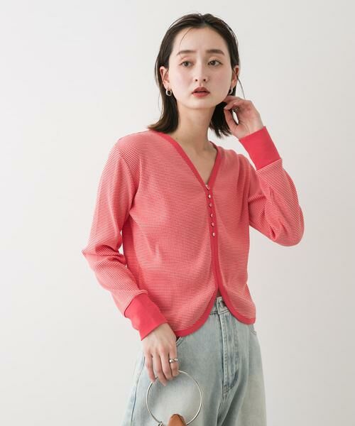 SENSE OF PLACE by URBAN RESEARCH / センスオブプレイス バイ アーバンリサーチ Tシャツ | Vネックバイカラートップ | 詳細3