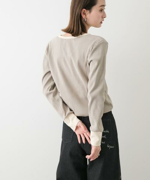 SENSE OF PLACE by URBAN RESEARCH / センスオブプレイス バイ アーバンリサーチ Tシャツ | Vネックバイカラートップ | 詳細7