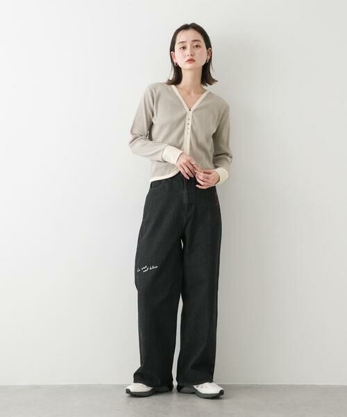 SENSE OF PLACE by URBAN RESEARCH / センスオブプレイス バイ アーバンリサーチ Tシャツ | Vネックバイカラートップ | 詳細10