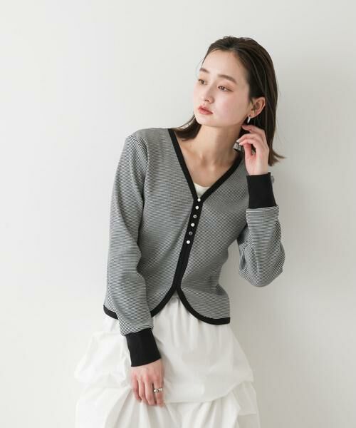 SENSE OF PLACE by URBAN RESEARCH / センスオブプレイス バイ アーバンリサーチ Tシャツ | Vネックバイカラートップ | 詳細18