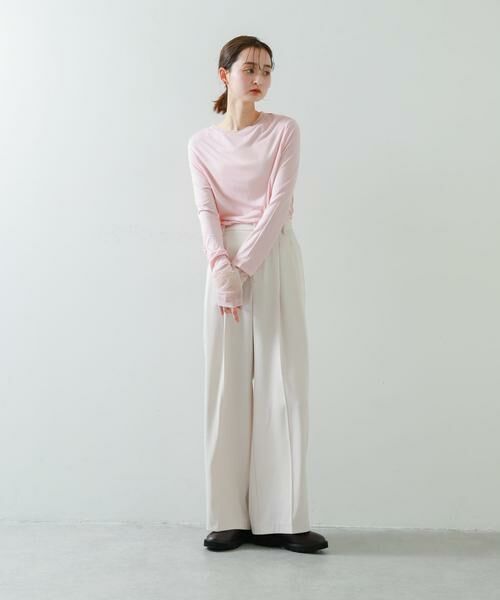 SENSE OF PLACE by URBAN RESEARCH / センスオブプレイス バイ アーバンリサーチ Tシャツ | シアーレイヤードTシャツ | 詳細3