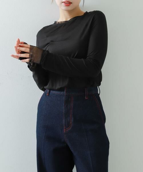 SENSE OF PLACE by URBAN RESEARCH / センスオブプレイス バイ アーバンリサーチ Tシャツ | シアーレイヤードTシャツ | 詳細21