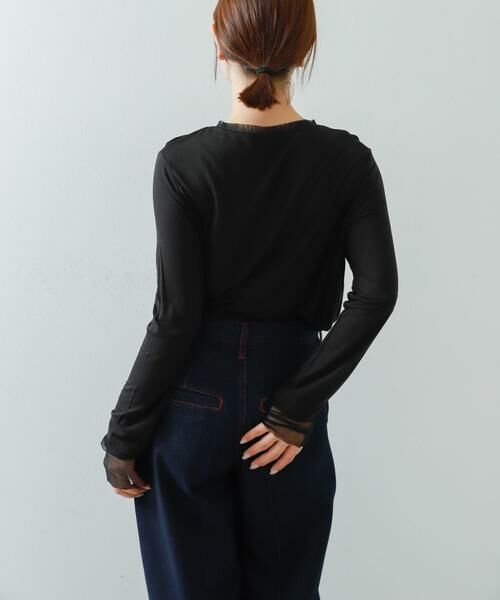 SENSE OF PLACE by URBAN RESEARCH / センスオブプレイス バイ アーバンリサーチ Tシャツ | シアーレイヤードTシャツ | 詳細22