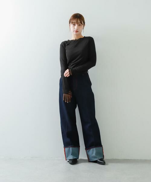 SENSE OF PLACE by URBAN RESEARCH / センスオブプレイス バイ アーバンリサーチ Tシャツ | シアーレイヤードTシャツ | 詳細23