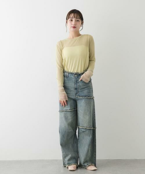 SENSE OF PLACE by URBAN RESEARCH / センスオブプレイス バイ アーバンリサーチ Tシャツ | ラメシアーレイヤードトップ | 詳細4