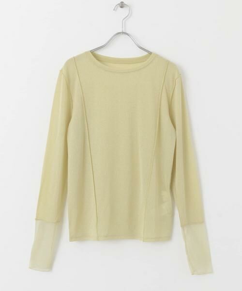 SENSE OF PLACE by URBAN RESEARCH / センスオブプレイス バイ アーバンリサーチ Tシャツ | ラメシアーレイヤードトップ | 詳細6