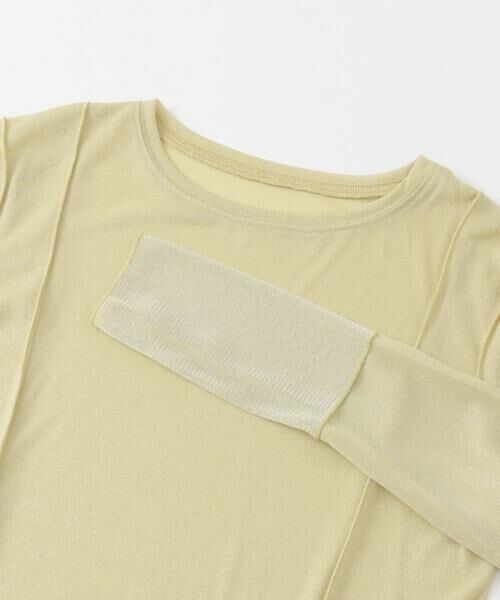 SENSE OF PLACE by URBAN RESEARCH / センスオブプレイス バイ アーバンリサーチ Tシャツ | ラメシアーレイヤードトップ | 詳細7