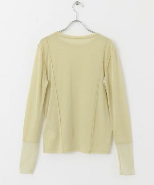 SENSE OF PLACE by URBAN RESEARCH / センスオブプレイス バイ アーバンリサーチ Tシャツ | ラメシアーレイヤードトップ | 詳細8