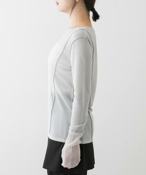 SENSE OF PLACE by URBAN RESEARCH / センスオブプレイス バイ アーバンリサーチ Tシャツ | ラメシアーレイヤードトップ | 詳細21